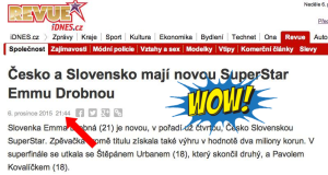 Podvod v superstar? Idnes.cz zveřejnila výsledek soutěže 2 hodiny před Novo